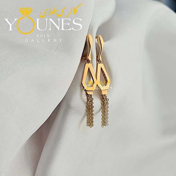 گوشواره طلا اشکی مدرن